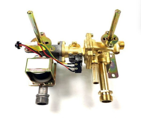 Válvula de agua y gas con microswitch 6L con release membrana 45mm